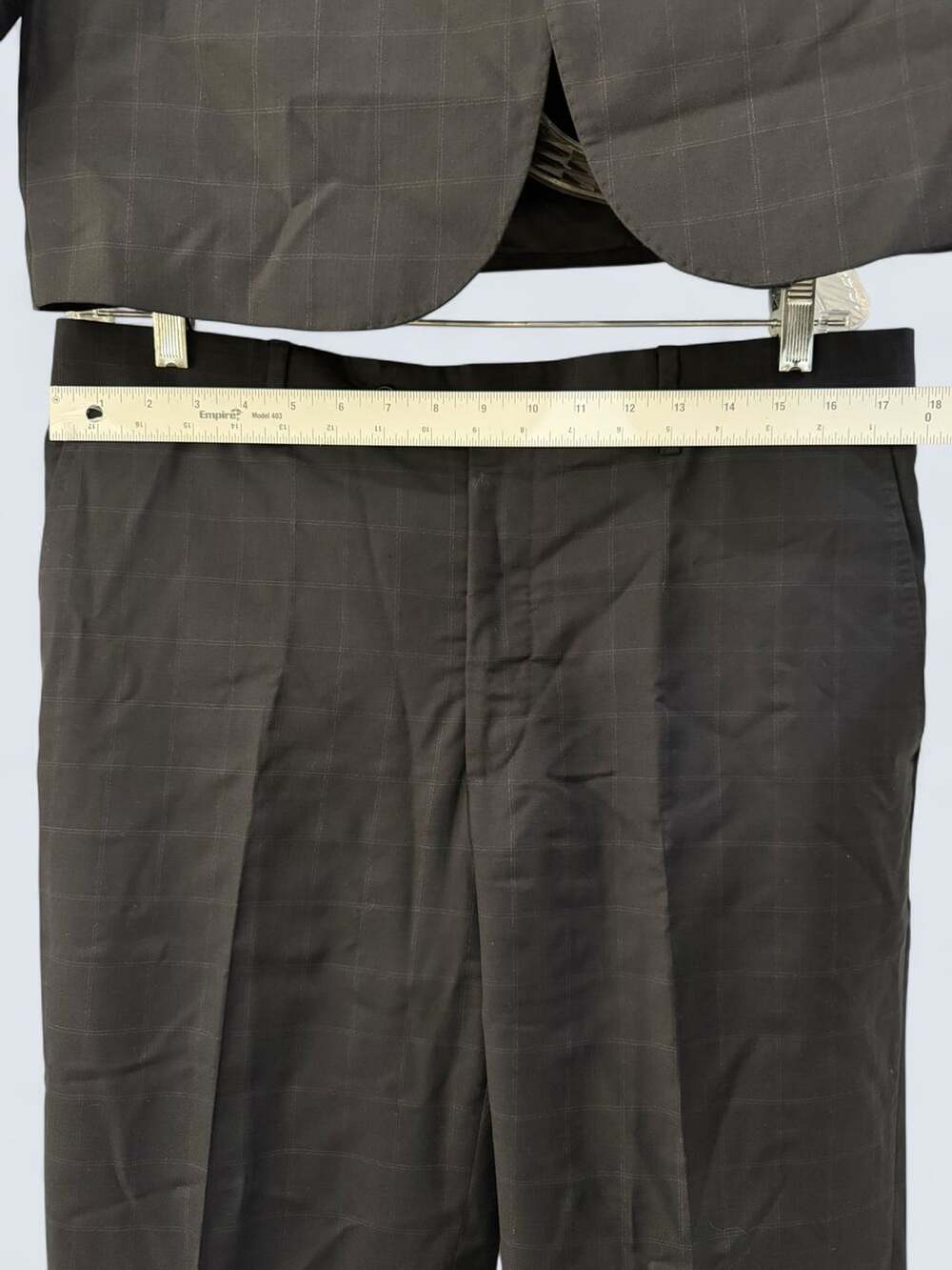 ERMENEGILDO ZEGNA Cloth Saks Fifth Avenue Suit 42R Wool Traveller Made in Italy - Picture 15 of 16